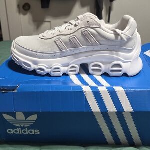 adidas All White Sneaker with Unique Bubble Sole